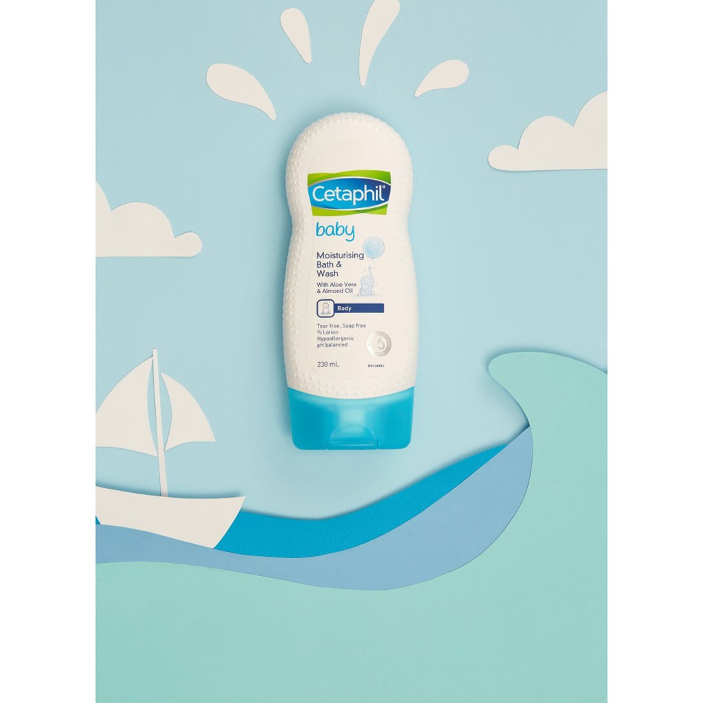 Sữa Tắm Dưỡng Ẩm Toàn Thân Cho Bé.Cetaphil Baby Moisturizing Bath Wash 230ml