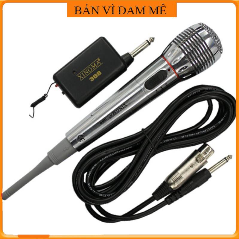 ✔️ Siêu sale - Hàng Chính hãng Bộ MIC Hát Karaoke Không Dây Đa Năng Giá rẻ - Dùng cho amly, loa kéo, loa trợ Giảng