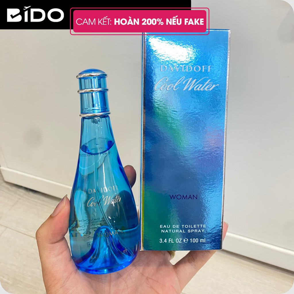 [Cam kết chính hãng] Nước hoa nữ DAVIDOFF Cool Water Woman EDT - 100ml