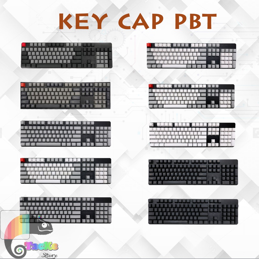 [NHIỀU MẪU] Keycap PBT 108 nút dành cho bàn phím cơ chất lượng cao I Set Keycaps 108/104/87 keys Sky Dolch, Filco, RGBY