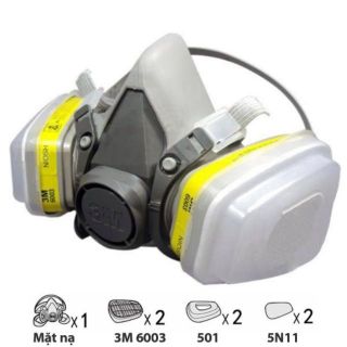 Mặt nạ phòng độc hóa chât 3m 6200