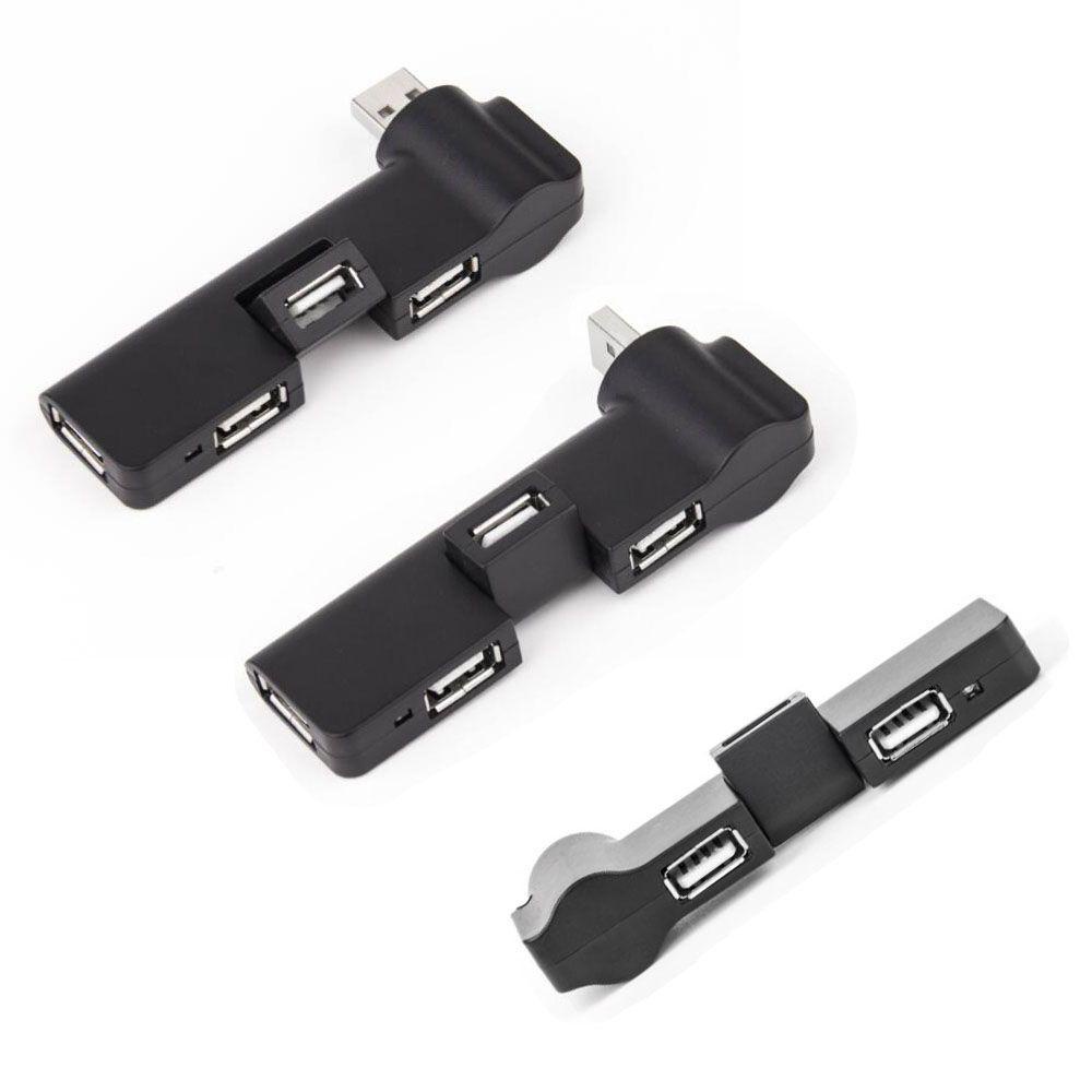 Hub Chia 4 Cổng USB Xoay 180 Độ Cho PC Laptop