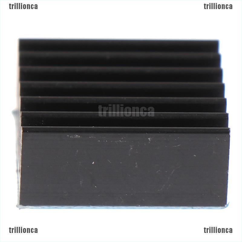 Set 10 Miếng Tản Nhiệt Bằng Nhôm Đen 14x14 X 6mm | BigBuy360 - bigbuy360.vn