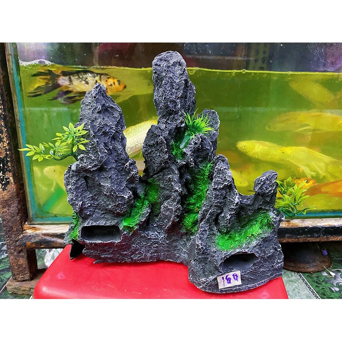 TIỂU CẢNH TRANG TRÍ HỒ CÁ NON BỘ 22X8X24CM