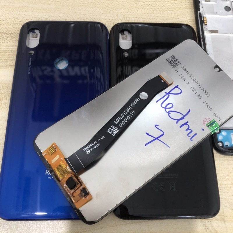Combo Bộ Vỏ Sườn + Màn Hình Xiaomi Redmi 7 Zin Hàng Cao Cấp .( kèm khay Sim )