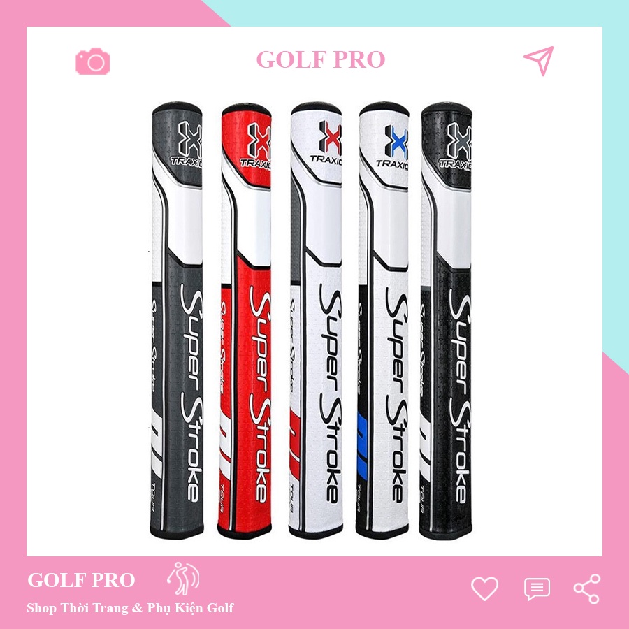 Golf grip gậy Putter bọc cán gậy sắt chống trượt êm tay thoáng khí nhiều màu sắc lựa chọn CG005