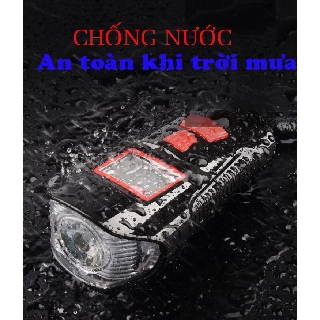 Đèn xe đạp 3 chức năng
