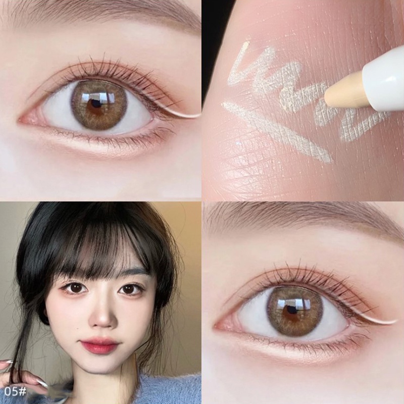 Phấn Mắt Dạng Bút Màu Sắc Tươi Sáng Thiết Kế Đầu Chấm Bi Tiện Dụng