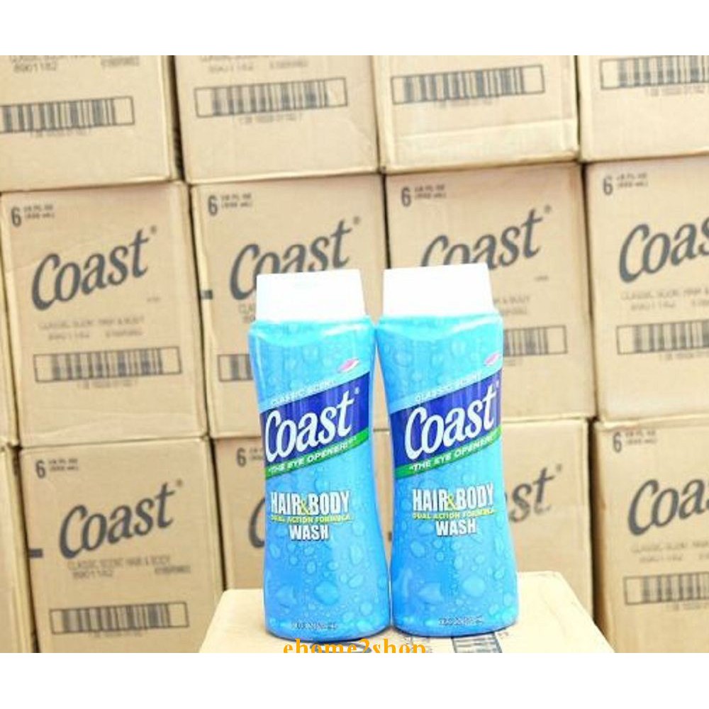 Dầu Gội & Sữa Tắm 532ml Coast Hair And Body 2 Trong 1 shopee.vn/ehome2shop.