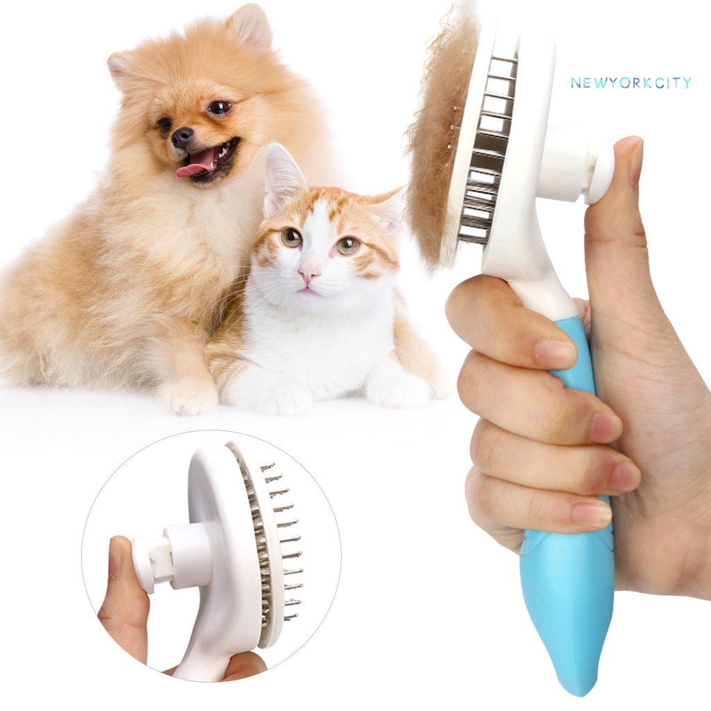 Lược Chải Lông Thú Cưng Có Tay Cầm Dài Tiện Lợi