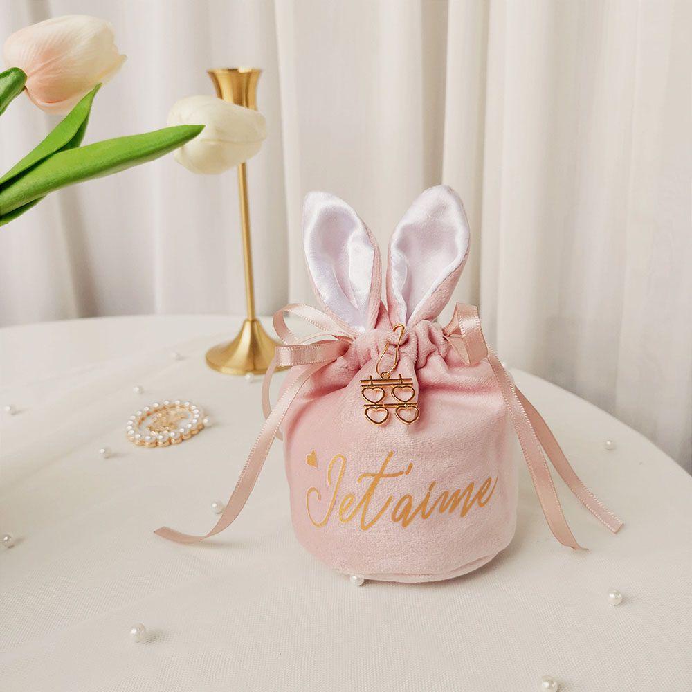 CHOOKEY Túi Đựng Kẹo Hình Thỏ Phục Sinh