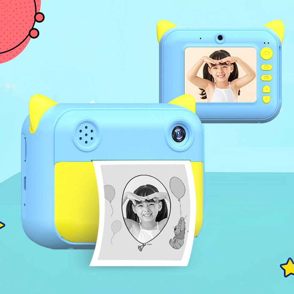Máy ảnh Polaroid dành cho trẻ em với giấy ảnh nhiệt