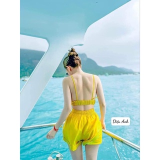 Set bikini vàng