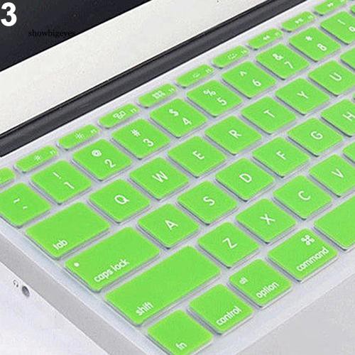 Tấm film bảo vệ bàn phím sgee bằng silicon cho Apple Macbook Laptop Notebook