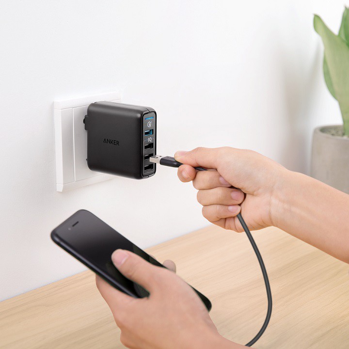 Sạc Anker PowerPort Speed 4 , 43.5w, 1 cổng Quick Charge 3.0 - A2040