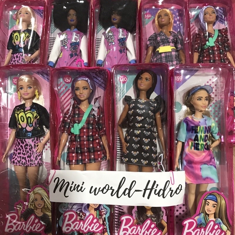 Búp bê Barbie và Ken Fashionistas nghề nghiệp pha chế, đá banh, da đen khớp Mtm made to move