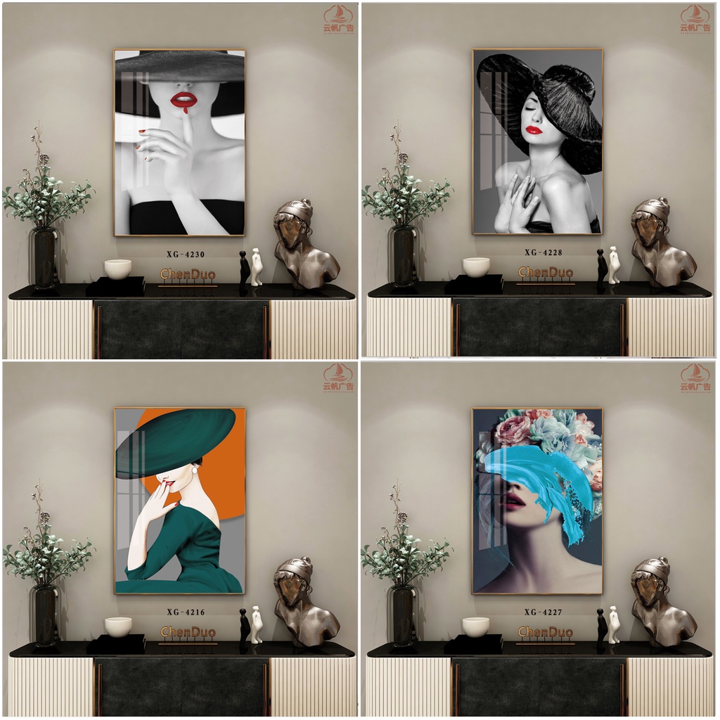 Tranh đơn cô gái thời hiện đại - Tranh canvas giá rẻ cao cấp