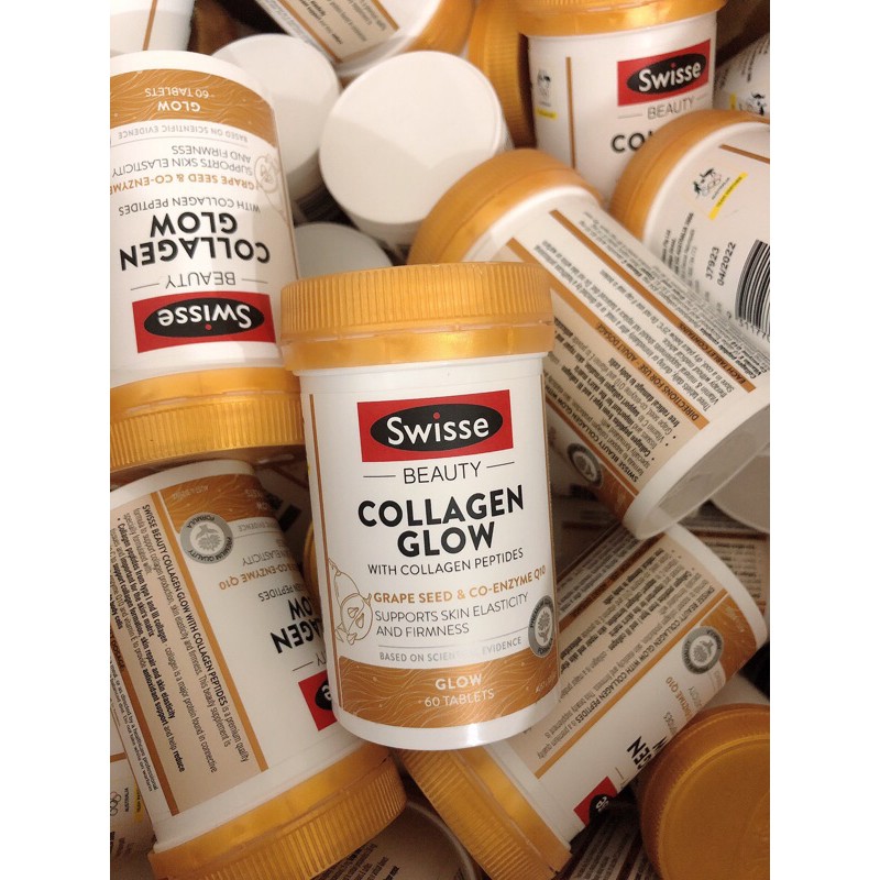Collagen Glow Swisse -Viên uống bổ sung Collagen