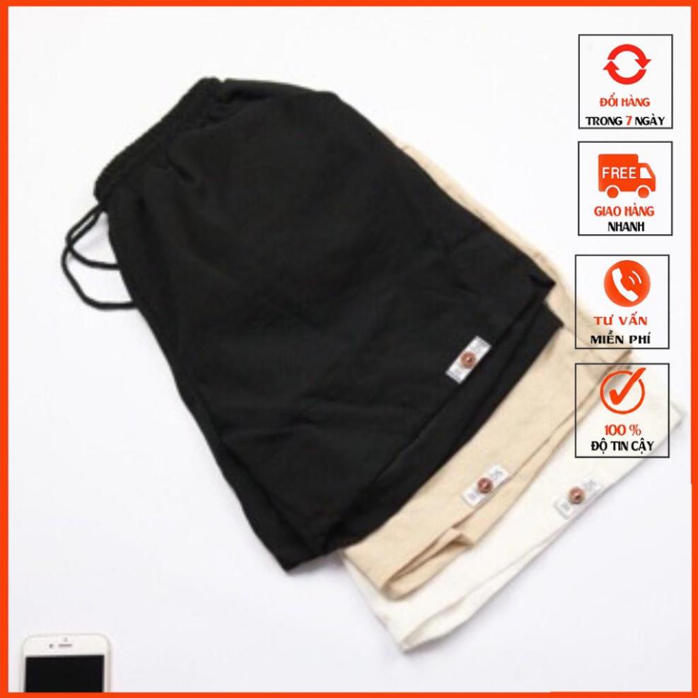 Quần Đùi Đũi Nữ Siêu Mát Freesize, short đùi gập gấu chất đũi xước phong cách thể thao