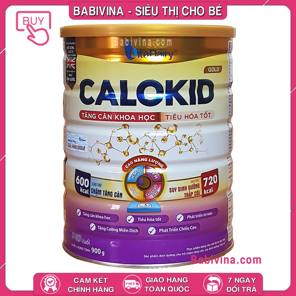 [LẺ GIÁ SỈ] Sữa Calokid Gold 900 | Mua Calokid Chính Hãng Calosure, Date Mới, Giá Tốt Nhất Tại Babivina