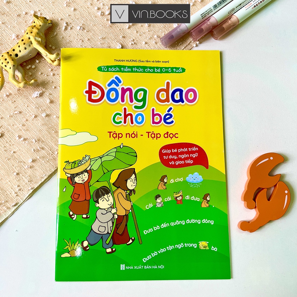 Sách - Tập Nói Tập Đọc - Đồng Dao Cho Bé - Giúp Bé Phát Triển Tư Duy Ngôn Ngữ Và Giao Tiếp