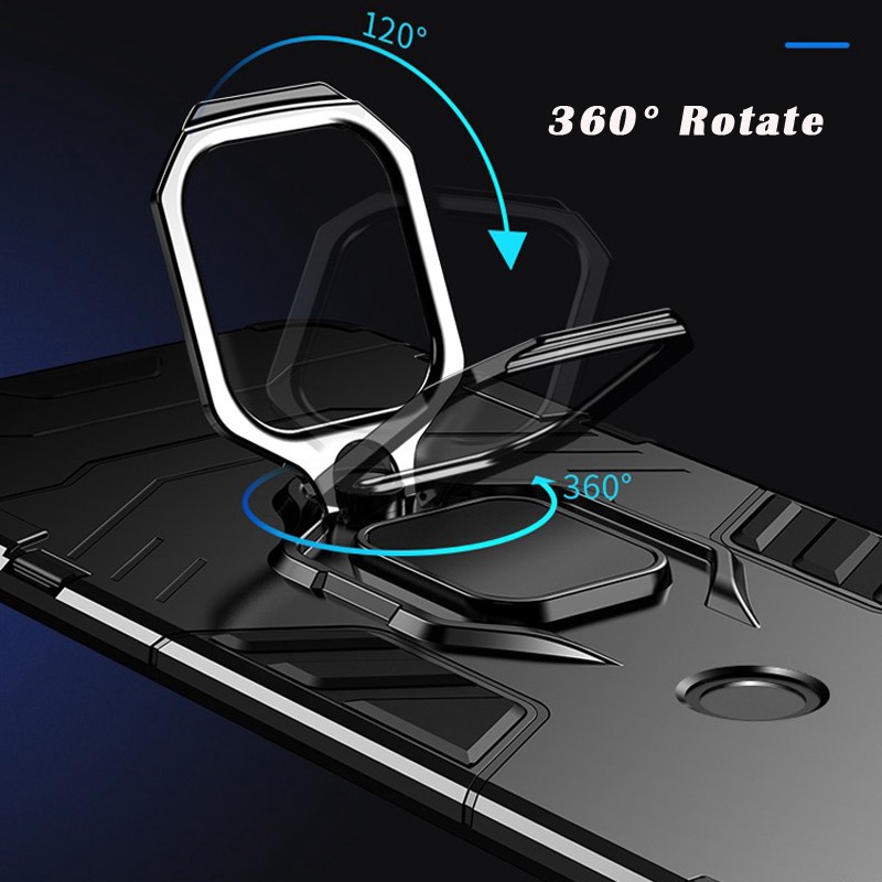 Ốp Điện Thoại Dạng Giáp Mỏng Có Vòng Đỡ Kim Loại Cho Iphone X Xs Xr Xsmax | BigBuy360 - bigbuy360.vn