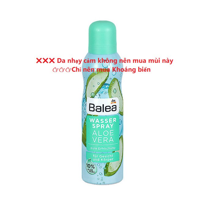 Xịt khoáng Balea 150ml – Mẫu mới – Nội địa Đức