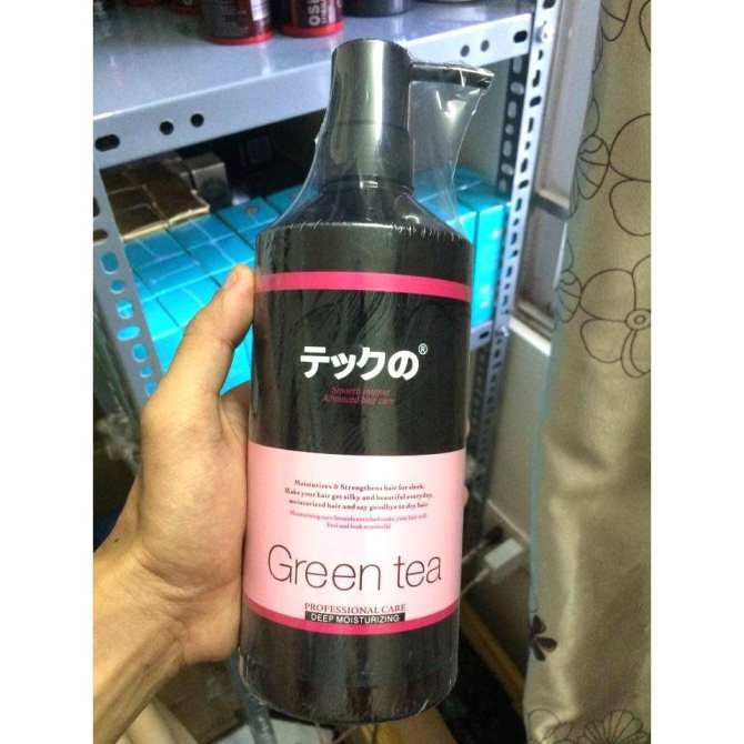 Bộ dầu gội + xả siêu mềm mượt Green Tea - Nhật Bản 780ml/chai