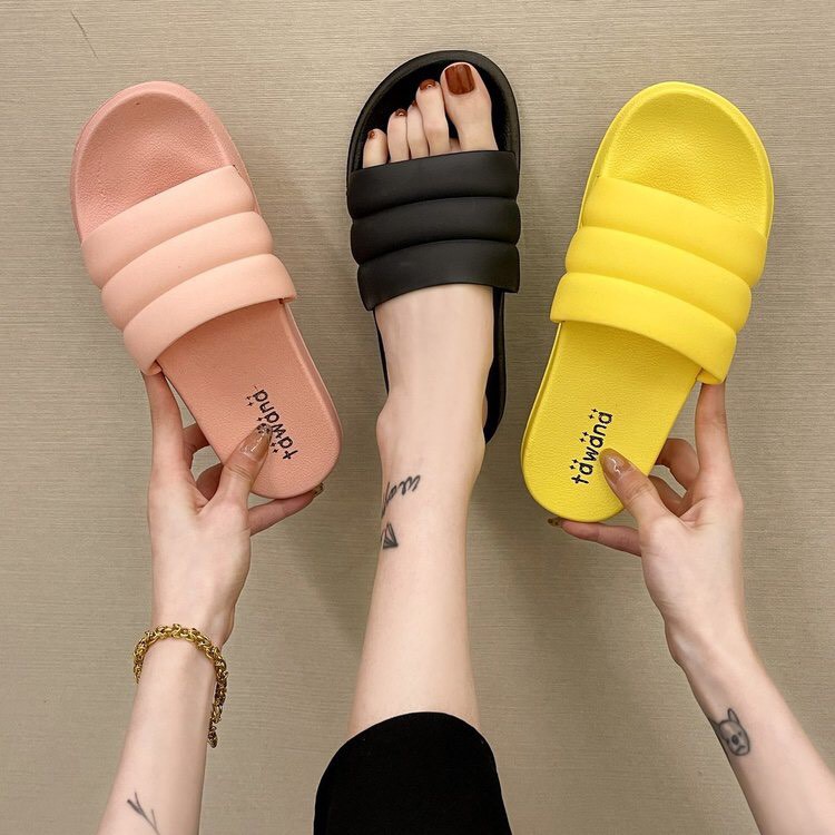 Dép lê nữ quai ngang siêu nhẹ nhiều màu sắc