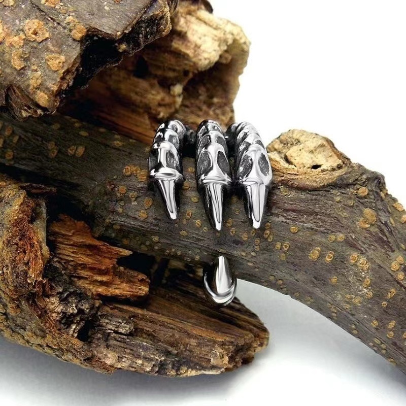 Nhẫn Trang Sức Hình Móng Vuốt Đại Bàng Phong Cách Nhật Hàn Cổ Điển F743