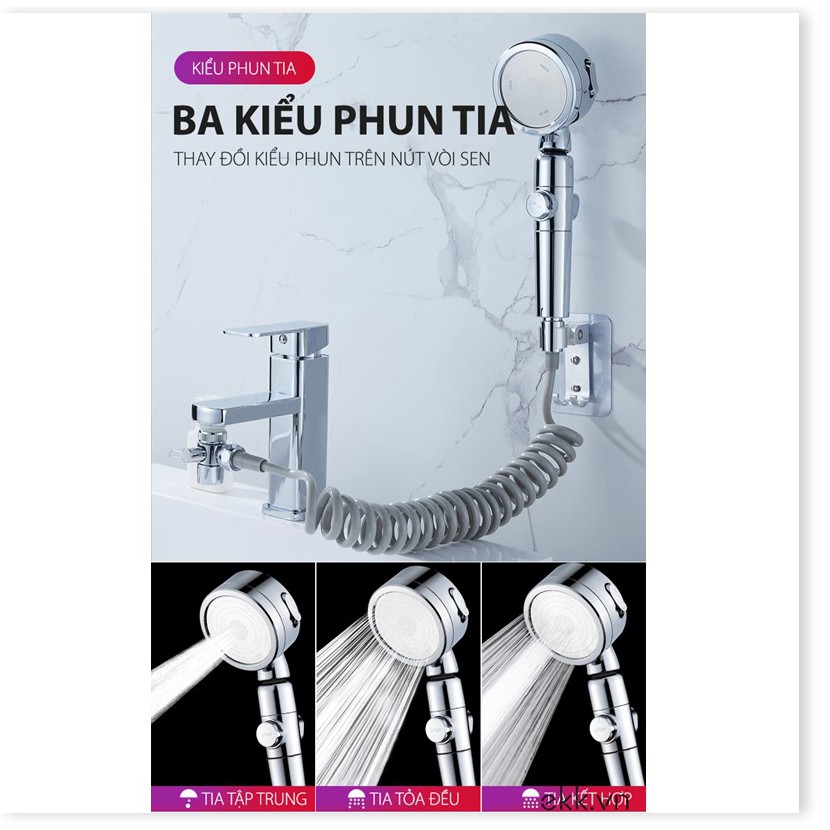 Vòi sen inox 2 chế độ thông minh tiện lợi