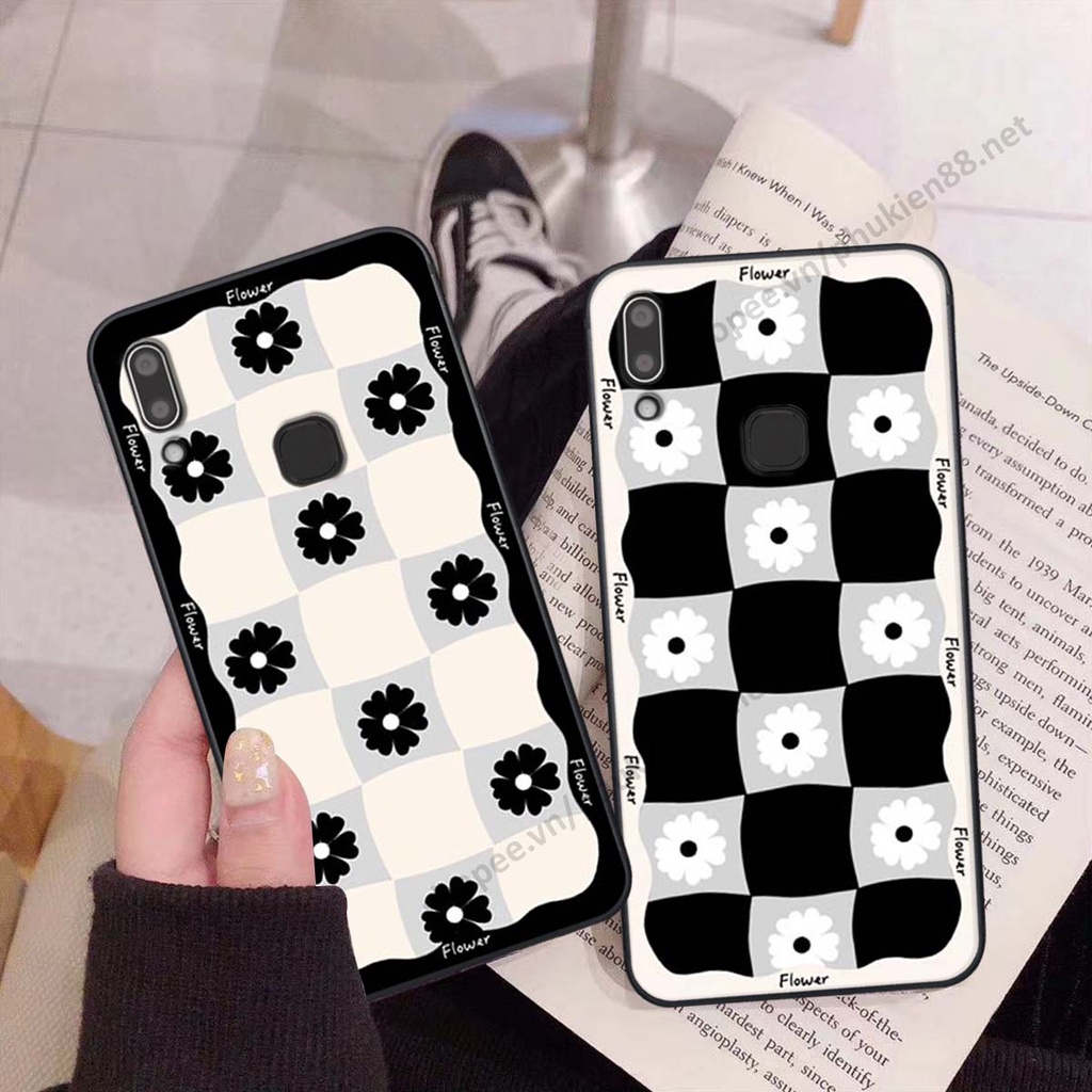 Ốp lưng Vivo Y91 / Y91c / Y93 / Y95 ốp điện thoại LineBear, bé tóc xù, hoa siêu đẹp