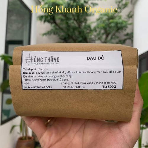 Đậu Đỏ Hạt 500g [ FREESHIP ] Giống Bản Địa Không Hóa Chất Thương Hiệu Ông Thắng