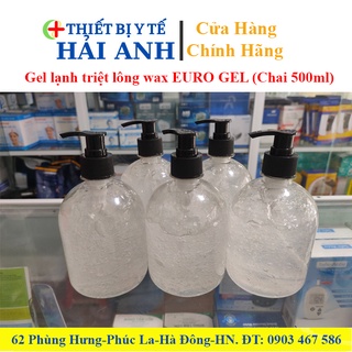 Gel lạnh triệt lông wax EURO GEL (Chai 500ml triết từ can 5 Lít)