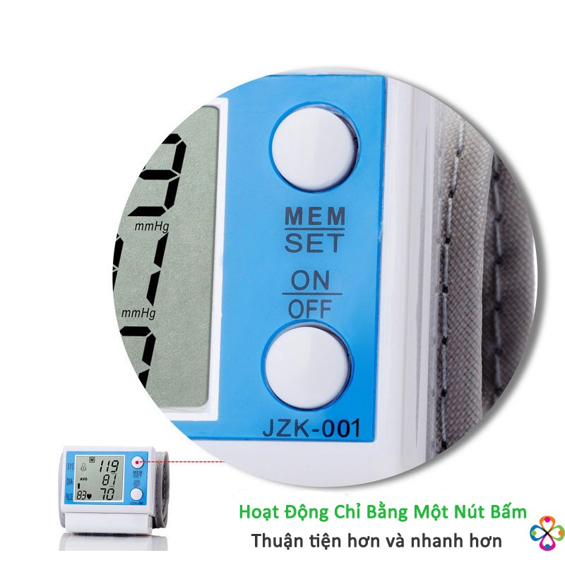 Máy đo huyết áp cổ tay Healthy Life JZK-001