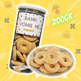 Bánh Vòng Mè Giòn Giòn Bổ Dưỡng 200g Món Ăn Vặt Không Ngán