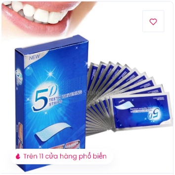 1 Miếng Dán Trắng Răng 5D White Teeth Whitening Strip