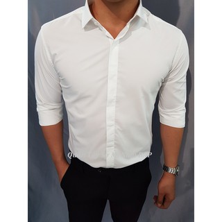 ÁO SƠ MI MÀU ĐỎ ĐÔ VẢI LỤA CAO CẤP