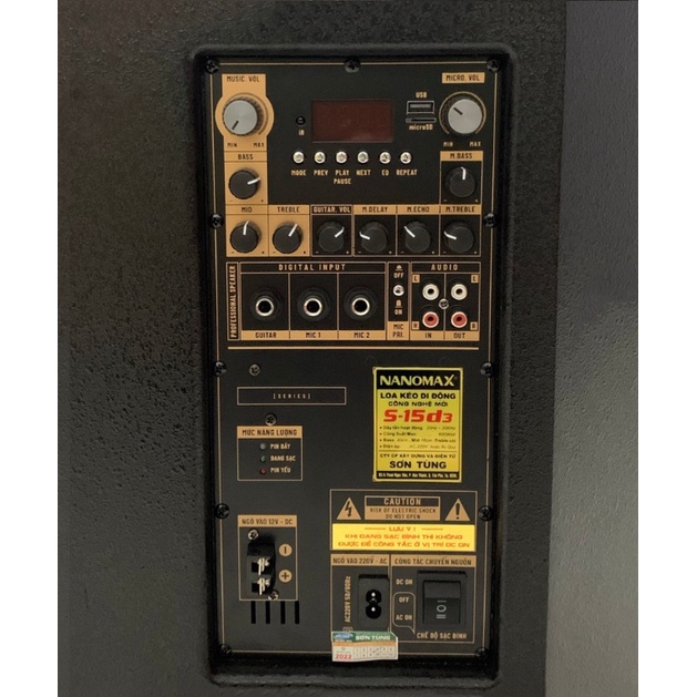 Loa kéo di động Nanomax S-15D3