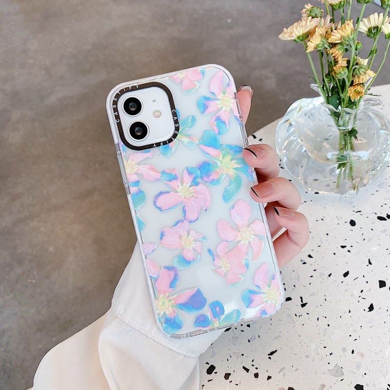 Ốp điện thoại TPU silicon họa tiết bướm thích hợp cho Iphone 7 8 Plus X XS XR 11 12 13 Pro Max SE