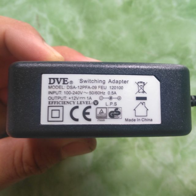 Adapter DVE 12v 1A - hàng xịn - chuyên cấp nguồn camera