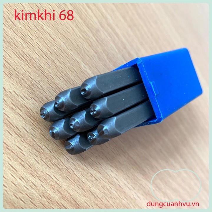 Bộ đóng số và chữ 3mm, 4mm ,5mm XUÔI