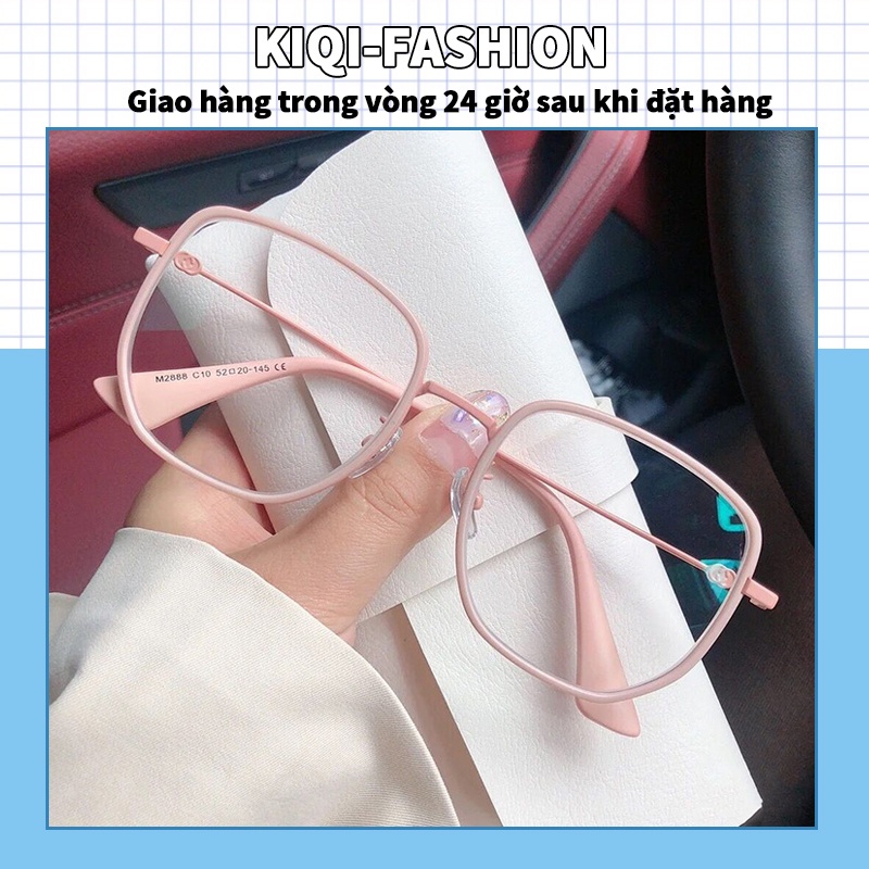 Mắt kính gọng kim loại chống bức xạ và ánh sáng xanh thời trang dành cho nam nữ