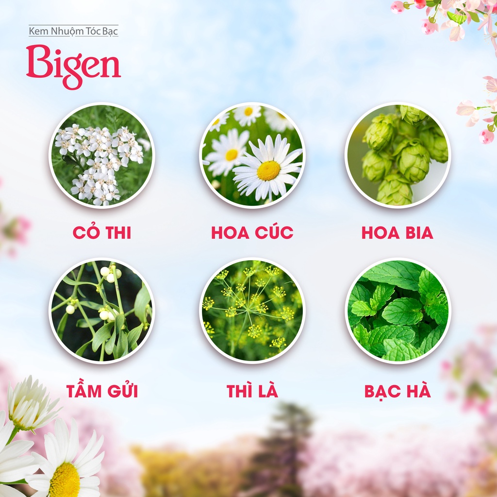 Thuốc nhuộm phủ bạc Bigen Milky 100ml dạng kem nhập khẩu Nhật Bản, nhuộm tóc bạc hoàn toàn, nhuộm dễ tại nhà