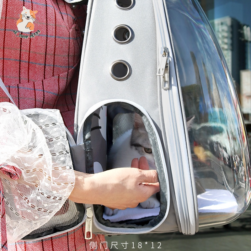 Balo Phi Hành Gia Trong Suốt Vận Chuyển Chó Mèo - Túi Vận Chuyển Chó Mèo