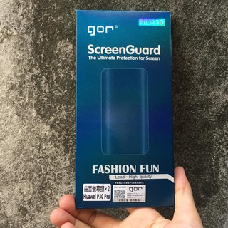 Bộ 2 dán dẻo Gor Huawei P30 Pro Full màn 3D, bảo vệ màn hình