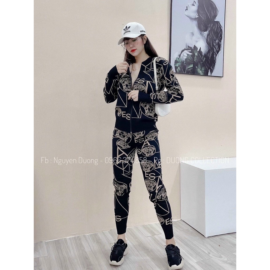 SET BỘ LEN VERSACE SIÊU SANG HÀNG QCCC - HOTTREND