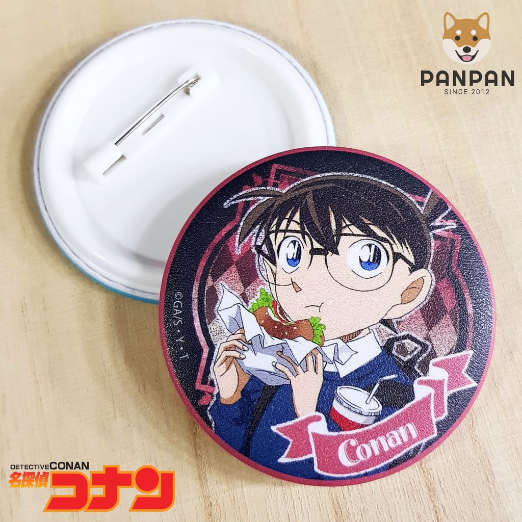 Set Huy Hiệu Detective Conan Break Time - Set 3 và 3 mẫu lẻ (6cm)