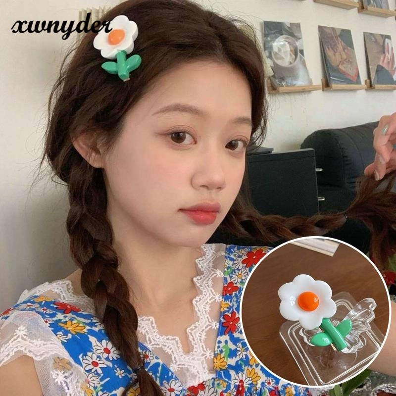 Kẹp Tóc Hình Bông Hoa 3D Màu Sắc Kẹo Ngọt Phong Cách Hàn Quốc Thời Trang Mùa Xuân 2022 Dành Cho Nữ