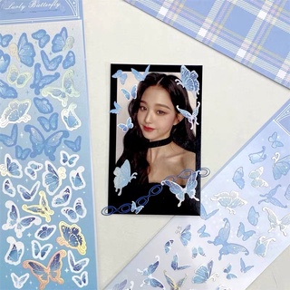 Sticker bướm bling bling_ trang trí top, card